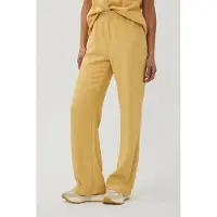 Esqualo Trousers Fancy Crinkle Yellow Talla: XS | Pantalones Outlet | Mujer | Amarillo