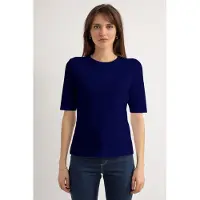Josephine & Co Hazel Ms T-shirt Navy Talla: S | Camisetas de Seda Outlet | Mujer | Azul