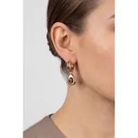 Purelei Tiger's Eye Ohrringe Rosegold Talla: OS | Pendientes Outlet | Mujer | Rosa