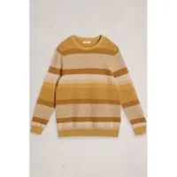 White Stuff Ombre Crew Neck Yellow Multi Talla: S | Jerséis Outlet | Hombre | Amarillo