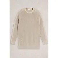White Stuff Pentire Crew Light Tan Talla: S | Jerséis Outlet | Hombre