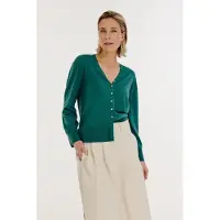 Josephine & Co Berco Cardigan Dark Green Talla: M | Cárdigan Outlet | Mujer | Verde