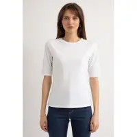 Josephine & Co Hazel Ms T-shirt White Talla: L | Camisetas de Seda Outlet | Mujer | Blanco