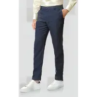 Charles Tyrwhitt Mid Blue Extra Slim Fit Easy Care Linen Trouser Blue Talla: W34L32 | Pantalones Sastre Outlet | Hombre | Azul