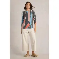 White Stuff Jodie Jumper Blue Print Talla: 10 | Sudaderas con Capucha Outlet | Mujer | Azul