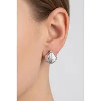 Purelei Small Shell Ohrringe Silver Talla: OS | Pendientes Outlet | Mujer | Gris