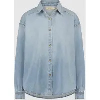 Circle of trust Nounou Denim Blouse Superior Blue Talla: S | Camisas Outlet | Mujer | Azul