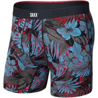Saxx - Vibe Xtra Boxer Brief Fly - Ropa interior fibra sintética size S, azul