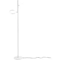 Gea Luce Lámpara de pie GPIB32, color blanco mate, 28W LED, 1304 lúmenes, 3000K, regulable - Gealuce