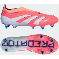 Adidas adidasPredator Elite Laceless Soft Ground Boots 47 1/3 Signal Coral / Cloud White / Beam Orange Unisex