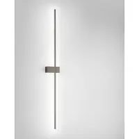 Gea Luce Cynara A/G, lámpara de pared LED de 25W, 3000K, color titanio, regulable - Gealuce