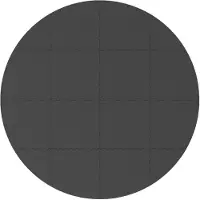 vidaXL Alfombrilla protectora para piscinas, 16 unidades, diámetro 235 cm, redonda, de espuma EVA, color