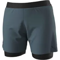 Dynafit - Ropa trail running mujer - Alpine Pro 2/1 Shorts W Cinder para Mujer de Lana - Talla L - Gris
