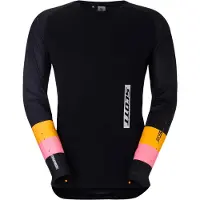 SCOTT - Tee Tuned L/S - Maillot de ciclismo size S, negro