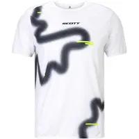 SCOTT - Ropa para trail running - RC Run SS Tee M White/Black - Talla XL - Negro