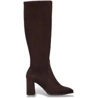 Wonders para mujer. M-5441 Botas de Piel Cervojet marrón (37), Tela, 3 a 5cm, Cremallera, Casual, outlet 2026.