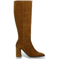 Wonders para mujer. M-5442 Botas de Piel Charme beige (41), 3 a 5cm, Cremallera, Casual, outlet 2026.
