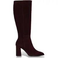 Wonders para mujer. M-5442 Botas de Piel Charme granate (38), 3 a 5cm, Cremallera, Casual, outlet 2026.