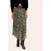 Ba&sh para mujer. 1H26KLAP Falda Klap caqui (36), Casual, Verde, Viscosa, outlet 2026.