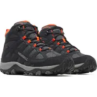 Merrell - Zapatillas de senderismo Hombre - Accentor 4 Sport Mid GORE-TEX Black Firetail - Talla 41 - Gris
