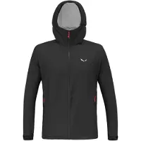 Salewa - Ropa de senderismo - Puez 2.5L PTX Jacket M Black Out - Talla M - Negro