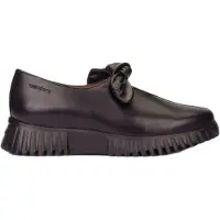 Wonders para mujer. A-4421 Mocasines de Piel Velv negro (36), Plano, Ninguno, Casual, outlet 2026.