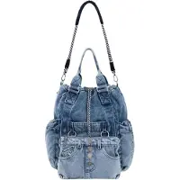 Desigual Mochila 'GLOBE' azul denim