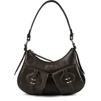 Coccinelle Bolso de hombro 'Mavery Pocket F26' marrón oscuro
