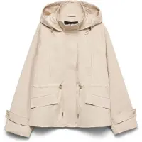 Vero Moda Parca de entretiempo beige