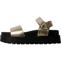 Super Mode Sandalias 'Sandalen mit Keilabsatz und Klettverschluss von Joalice' oro