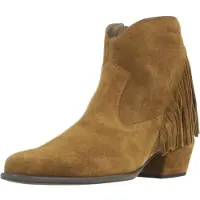 Wonders para mujer. D-2005 Botines de Piel Miniaml marrón (38), Plano, Ante, Ninguno, Casual, outlet 2026.