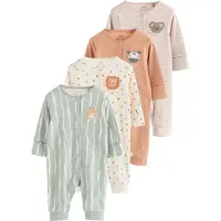 Next Pijama crema / verde claro / naranja / talco