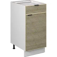Vicco Mueble bajo para fregadero/placa Fame-Line Panel de roble 40 cm , ET Antracita, Model 60929