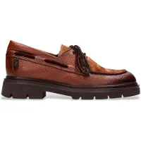 Hispanitas para mujer. BHI265185 Zapatos de Piel Newyork marrón (40), 1 a 3cm, Ninguno, Casual, outlet 2026.
