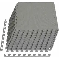 Syfax Tapete para piscina 12 uds. Gris 4,32 m² Espuma EVA