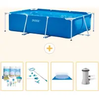 Intex Piscina rectangular de estructura - 300x200x75 cm - de 5 piezas - Modelo S20838