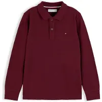 Tommy Hilfiger Camiseta 'Essential' rojo oscuro