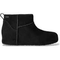 Ugg para mujer. 1180412 Botines de Piel Classic Mini Enwrap negro (36), Plano, Ninguno, Casual, outlet 2026.