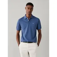 Hackett London para hombre. HM5600234 Polo Slim Fit Logo azul (XS), Casual, Algodón, Manga corta, outlet 2026.
