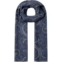 Hackett London para hombre. HM0400120 Bufanda Mad Paisley marino (OSFA), Casual, Lana, Clásico, outlet 2026.