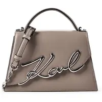 Karl Lagerfeld Bolso de mano gris