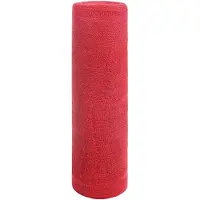 vidaXL Rollo de yute, 200 x 1000 cm, color rojo