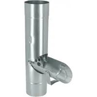 Esschert Design Conector de zinc para depósito de agua de lluvia