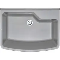 Deante Fregadero, de un solo seno - para montaje en pared - color gris