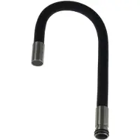 Deante Luno, boquilla negra para grifos de cocina, Luno - de material flexible (ABA_B72W)