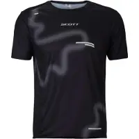 SCOTT - Ropa para trail running - RC Run SS Tee M Black/Spray Grey - Talla XL - Gris