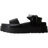 Super Mode Sandalias 'Sandalen mit Keilabsatz und Klettverschluss von Joalice' negro