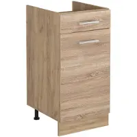 Vicco Mueble bajo de cocina R-Line Sonoma/Roble dorado 40 cm sin encimera, Model 61172