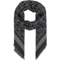 Calvin Klein Chal gris oscuro / negro