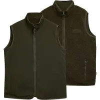 Barbour - Sudaderas - Reversible Fleece Gilet Sage - Talla M - Verde